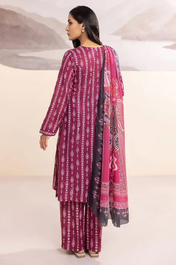 Lawn Pink Stitched Suit - Limelight
